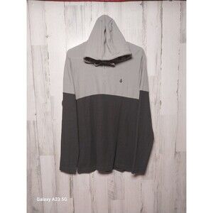 Volcom Nunez Colorblocked Mens hooded Thermal Small Gray